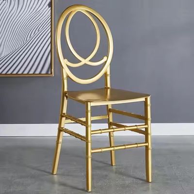 Buy Gold Stacking Banquet Chairs Plastic Banquet Hall Chairs Wholesale online manufacture