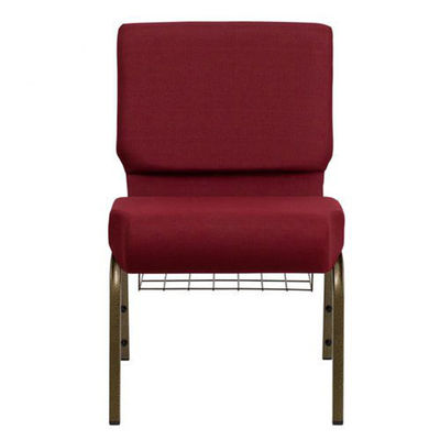 Buy Commercial Stackable Church Chairs Red Chairs For Church Sanctuary online manufacture