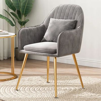 Buy Modern Gray Upholstered Dining Chairs OEM ODM Upholstered Kitchen Chairs online manufacture