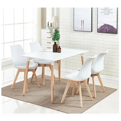 Buy Customized Plastic Dining Chairs Set Of 4 White Plastic Dining Room Chairs online manufacture