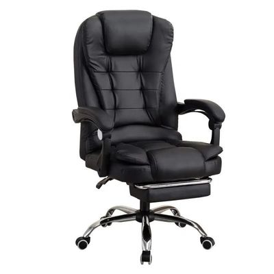 Buy High Back Leather Executive Swivel Chair Ergo Office Chair With Footrest online manufacture
