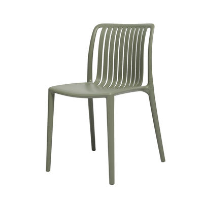 Buy L Shape Plastic Patio Dining Chairs Olive Polypropylene Outdoor Dining Chairs online manufacture