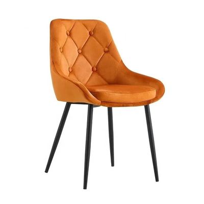Buy Comfortable and Durable Living Room Furniture Fabric Velvet Dining Chair Product Size 560*560*840mm online manufacture