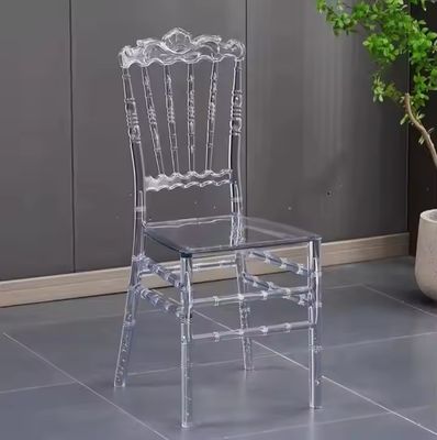 Buy Contemporary Stackable Chiavari Chairs PC Plastic Crystal Chiavari Chairs online manufacture