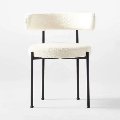 Buy Adjustable Modern Upholstered Dining Chairs White Upholstered Side Chair online manufacture