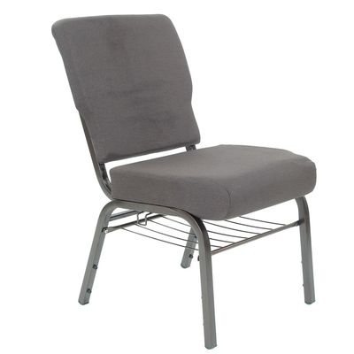 Buy Popular Metal Frame Navy Blue Fabric Church Chairs For Modern Theater Furniture online manufacture