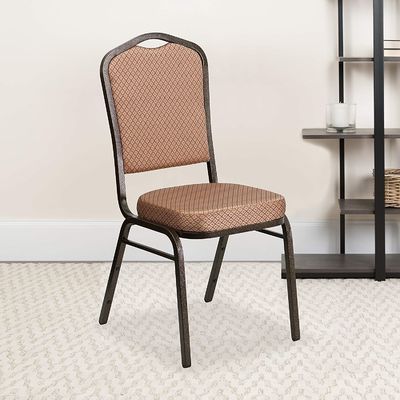 Buy Contemporary Stackable Gold Metal Banquet Chair For Hotel Events Party online manufacture