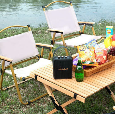 Buy Custom Lightweight Beech Armrest Portable Metal Folding Outdoor Camping Fishing Chair online manufacture