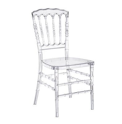 High Back Transparent Resin Chiavari Chair Nepoleon Crystal Chiavari Chairs