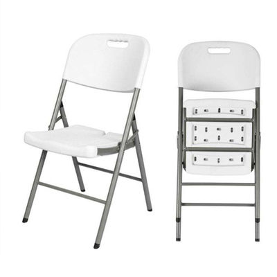 HDPE Plastic Folding Chairs Outdoor White Folding Chairs Plastic Customized