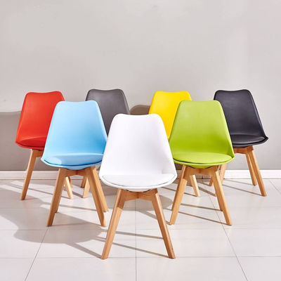 Commercial Mid Century Modern Plastic Chairs Italian Design Blue Plastic Dining Chairs