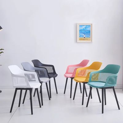 Blue Orange Coloured Plastic Dining Chairs Apartment Plastic Chairs For Dining Table