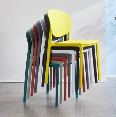 Modern Restaurant Stackable Dining Chairs in Nordic Style with Minimalist Design