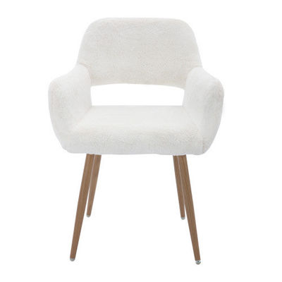 Set of 2 Modern Nordic Design Comfortable Dining Chairs with Iron Metal Legs Product Size 23.23*18.11*31.1