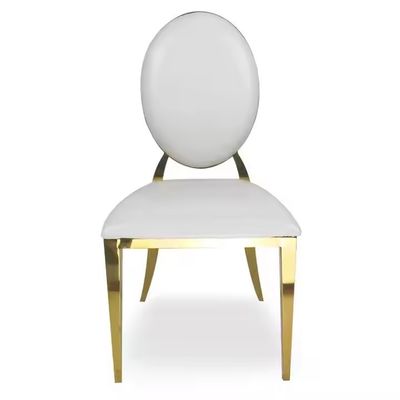 Metal Round Back Cushion Seat Banquet Chairs For Wedding Events At Hotels Restaurants