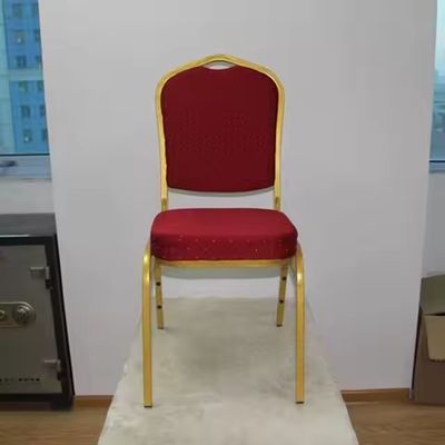 Fabric Hotel Banquet Chairs With Optional Colors And 0.6-1.2mm Steel Thickness