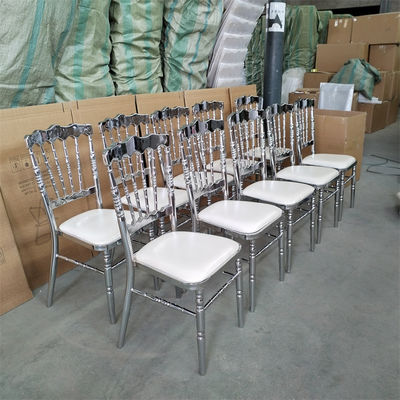 Luxury Metal Wedding Party Chair For Events Durable Napoleon Decor